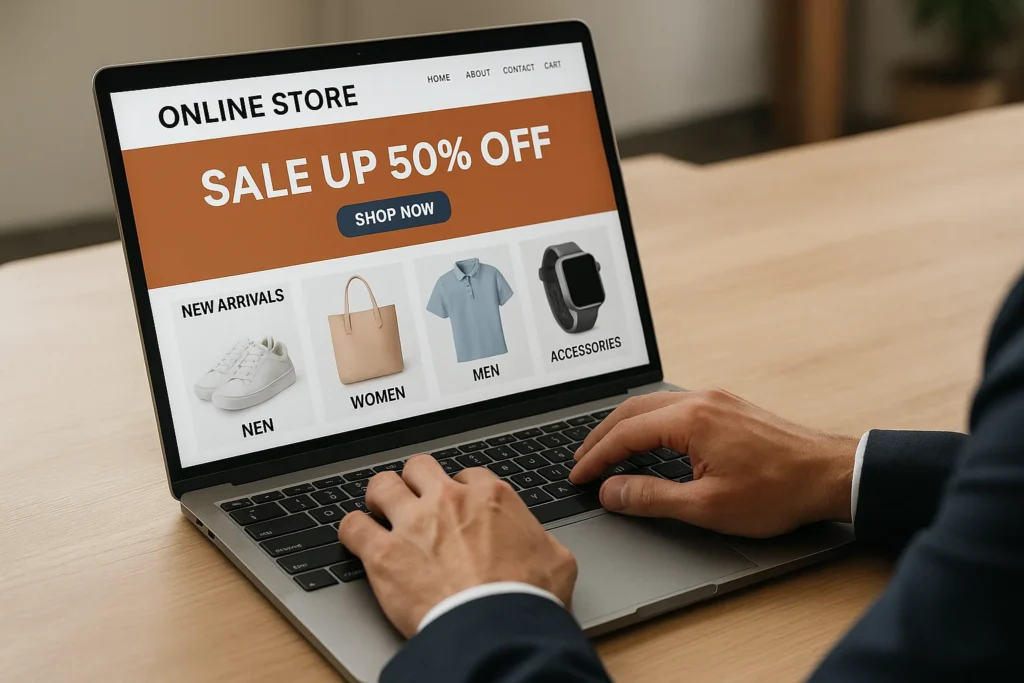 تصویری از مدیریت سایت فروشگاهی طراحی شده با وردپرس