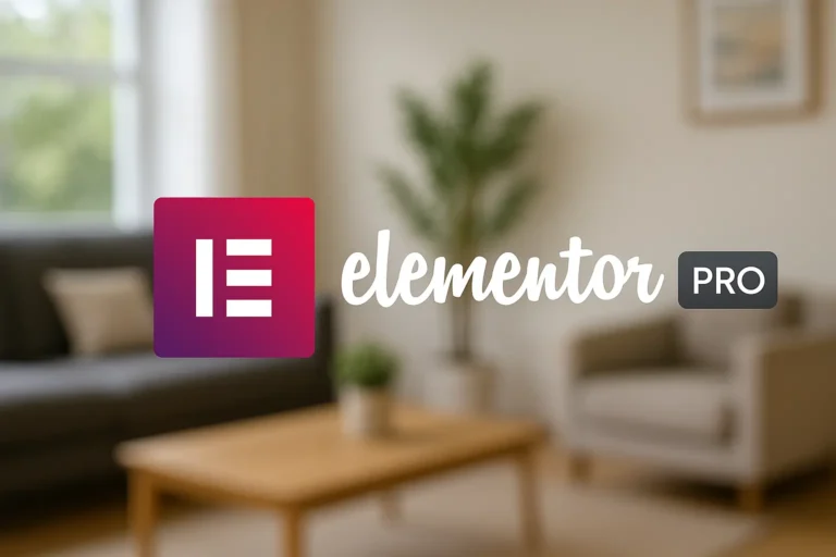 تصویری زیبا با بکگراند از افزونه elementor pro