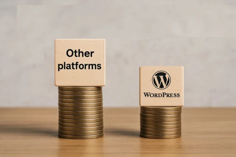 مقایسه هزینه طراحی سایت فروشگاهی با وردپرس دربرابر سایر پلتفرم ها